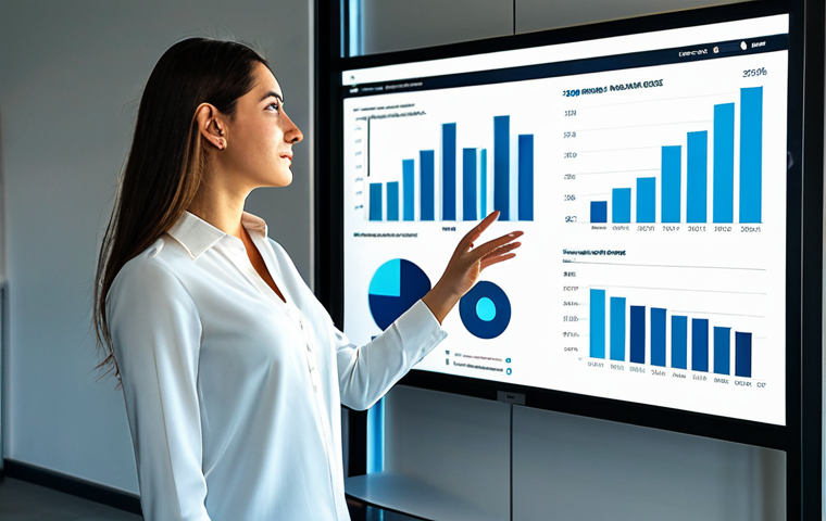 **
"A stylish young professional in a modern Istanbul office, using hand gestures to control a large interactive display showing financial data. She's wearing a smart casual outfit – a blouse and tailored trousers. Sunlight streams in from the Bosphorus in the background. Fully clothed, appropriate content, safe for work, perfect anatomy, natural proportions, professional, high resolution, realistic."
**