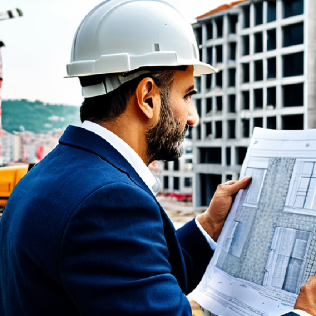 **
"A professional architect, fully clothed in a modest business casual outfit, reviewing blueprints at a construction site in Istanbul, Turkey. Hard hat on head. Safe for work, appropriate content, perfect anatomy, natural proportions, professional, high quality, well-formed hands, proper finger count."
**