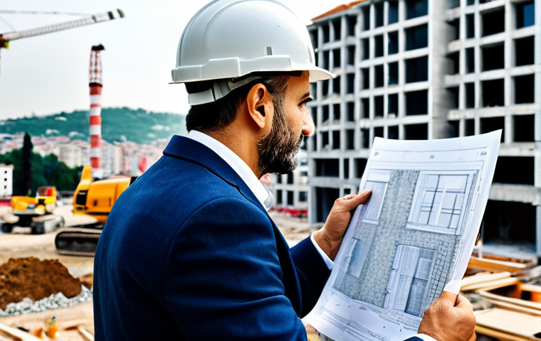 **
"A professional architect, fully clothed in a modest business casual outfit, reviewing blueprints at a construction site in Istanbul, Turkey. Hard hat on head. Safe for work, appropriate content, perfect anatomy, natural proportions, professional, high quality, well-formed hands, proper finger count."
**